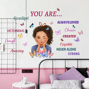 <span class=keywords><strong>Frases</strong></span> inspiradoras en inglés creativas y pegatinas <span class=keywords><strong>de</strong></span> <span class=keywords><strong>pared</strong></span> <span class=keywords><strong>para</strong></span> habitación <span class=keywords><strong>de</strong></span> niña, fondo <span class=keywords><strong>de</strong></span> <span class=keywords><strong>pared</strong></span> <span class=keywords><strong>para</strong></span> dormitorio, pegatinas decorativas simples - Product Image 3