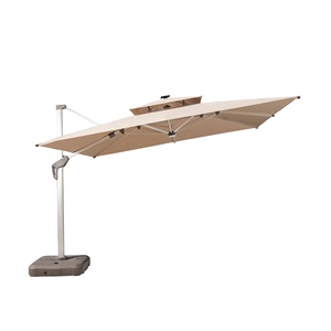 <span class=keywords><strong>2025</strong></span> mejor venta 10 pies estilo moderno marco de aluminio <span class=keywords><strong>Patio</strong></span> paraguas mercado decorativo jardín sombrillas con luz LED - Product Image 5
