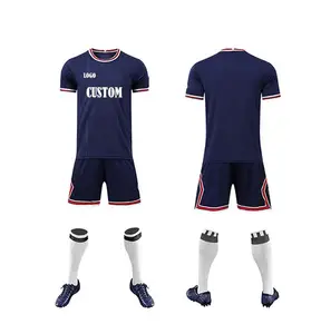 Magliette uniformi da calcio personalizzate in poliestere magliette vuote da uomo 2023 maglie da calcio generiche 15 con colletto