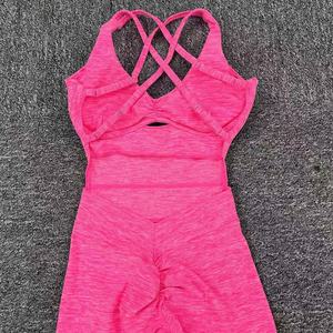 Combinaison de yoga une pièce sans manches respirante de haute qualité pour femmes actives-Body de sport - Product Image 4