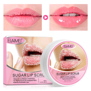 Exfoliante Labial Vegano Natural al por Mayor de Marca Privada, Bálsamo Reparador, Hidratante y Exfoliante, Color Rosa, para Labios Oscuros - Product Image 2