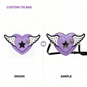 Bolsos Ita Kawaii de Alta Calidad al por Mayor, Personalizados con Alas de Corazón, Inspirados en Bolsos de Marca Originales, Lindos y Elegantes para Damas - Product Image 1