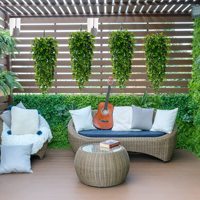 Rangkaian Bunga Gantung Daun Eucalyptus Abadi Buatan, Daun Plastik, Hiasan Dinding untuk Pernikahan, Rumah, Taman, Kantor
