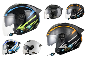 Nuovo <span class=keywords><strong>Casco</strong></span> <span class=keywords><strong>Moto</strong></span> Integrato con Bluetooth, Design Funzionale, <span class=keywords><strong>Casco</strong></span> Intelligente per <span class=keywords><strong>Uomo</strong></span> in ABS 3000MA - Product Image 5