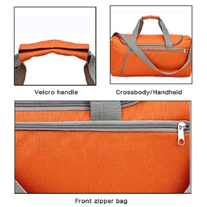 Sac de voyage personnalisé grande capacité avec compartiment à chaussures, sac de sport pour hommes, style décontracté, doublure en polyester - Product Image 3