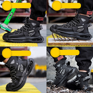 Chaussures de sécurité de travail en acier de haute qualité Dian Sen, baskets décontractées respirantes et légères pour hommes, chaussures de sport de haute qualité pour hommes - Product Image 4