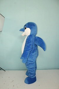 Costumes de mascotte <span class=keywords><strong>dauphin</strong></span> rose et bleu, costumes de personnages de dessins animés mignons à vendre - Product Image 3