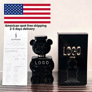 น้ำหอม Black Bear รูปทรงหมี สีดำ กลิ่น Woody Spicy EDP ขนาด 100 มล. ติดทนนาน ส่งฟรีจากคลังสินค้าในสหรัฐอเมริกา จัดส่งภายใน 2-5 วัน - Product Image 1