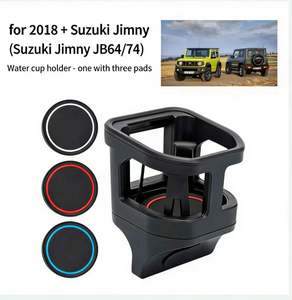 Soporte para Vasos de Agua para Automóvil, Organizador para el <span class=keywords><strong>Interior</strong></span> del Vehículo, Compatible con Suzuki Jimny JB74/JB64 2018 2019 2020 2021 <span class=keywords><strong>2022</strong></span> 2023 - Product Image 5