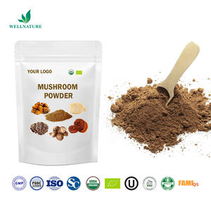 مسحوق خلاصة الفطر العضوي المختلط بدرجة غذائية: ريشي، شيتاكي، تشاغا، ذيل الديك الرومي، فطر عرف الأسد، درام - Product Image 2