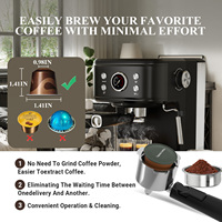 Pour Empstorm Express italien semi-automatique expresso cafetière Machine 220V Capsule professionnelle pour Nespresso pour ménage