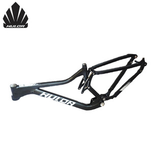 Cadre de vélo de montagne à suspension intégrale en alliage d'aluminium Hulor 29 pouces noir et gris caméléon léger Warrior tout-terrain - Product Image 1