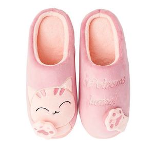 Pantuflas de Invierno para el Hogar, con Diseño de Dibujos Animados, Peludas, Lindas, de Algodón, para Maternidad, Cálidas y Cómodas - Product Image 5