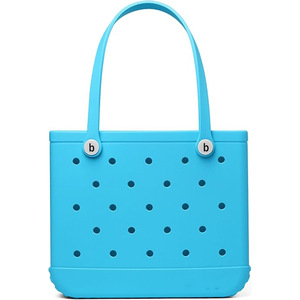 Borsa da Spiaggia Coreana <span class=keywords><strong>Estiva</strong></span> Essenziale in EVA, Piccola Borsa a Tracolla Fresca con Due Manici in Morbida PU per Nuoto, Vacanze e Shopping - Product Image 5