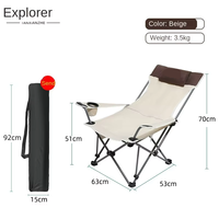Chaise de plage pliante Position de la tête 2 positions Fournisseur