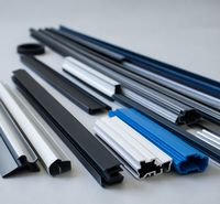 Rail de rideau coulissant en PVC sur mesure OEM, design moderne, durable, écologique, garantie 2 ans, cuisine, hôpital