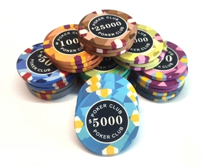 Tùy chỉnh 39mm gốm Poker chip trường hợp 10g nhà máy trực tiếp bất kỳ thiết kế không độc hại bền bề mặt mịn Casino lớp - Product Image 5
