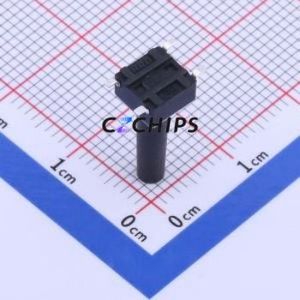 K2-1102SP-W4SC-04 Tactile Switch SMD-4P,6x6mm Switch Round Button 2.5N Vertical Mount 6mm - Product Image 2