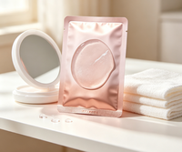 Sachet d'emballage pour masque facial refermable en PET, VMPET, PE, thermosoudé sur trois côtés