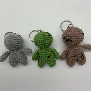 Mignonne Petite Poupée Vaudou Porte-clés Halloween Porte-clés Crochet Porte-clés Mini Poupée Vaudou - Product Image 3