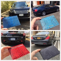 Porte-Cartes d'Identité et de Crédit Minimaliste, Fin, Professionnel, OEM ODM Personnalisé, de Luxe, Fait à la Main, en Cuir 100% Véritable de Peau de Serpent
