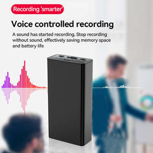 Q6 Grabadora de Voz digital profesional 100 horas Batería Súper Larga Reducción de ruido AI Inteligencia WAV Características para voz - Product Image 4