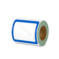 Étiquette autocollante personnalisée colorée, brillante, imperméable, résistante à l'huile, à la chaleur et aux rayures, de qualité alimentaire, pour gâteaux, bureau, école