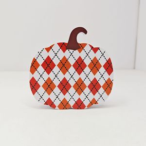 Harvest Festival Pumpkin Decoration 3D Standing Ornament For Home Thanksgiving <b>Tabletop</b> Decor Paper Craft Gift - Product Image 2