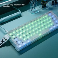 [Carbon-Fiber-Textured Keycaps] Cross-Border Best-Seller Made in China for English Japanese Russian and Korean PC Keyboards