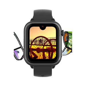 IP67 étanche IPS 4G carte SIM <span class=keywords><strong>GPS</strong></span> Tracker Android montre intelligente pour enfants SOS bouton sommeil suivi thermomètre 5-10 jours batterie - Product Image 1