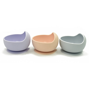 Assiettes en Silicone pour bébé, plat d'alimentation, bol de vaisselle en Silicone pour bébé, Logo <span class=keywords><strong>personnalisé</strong></span>, bol en Silicone pour bébé - Product Image 3