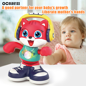 Interessante B/O dancing light <span class=keywords><strong>music</strong></span> walk record robot toy cat <span class=keywords><strong>for</strong></span> kids - Product Image 3