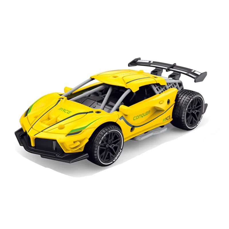 KLX 1:32 mobil mainan Diecast, mobil mainan tarik mundur Model skala logam paduan, kendaraan Die Cast balap gaya