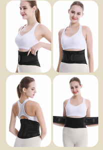 Cinturón de Soporte <span class=keywords><strong>Lumbar</strong></span> Transpirable para Corrección de Postura con Terapia Magnética Autocalentable, Faja Reductora de Cintura Ajustable para Uso Diario - Product Image 5