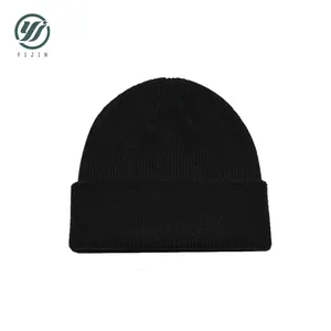 custom winter black grey red green blank wool acrylic hemp beanie knitted hats caps