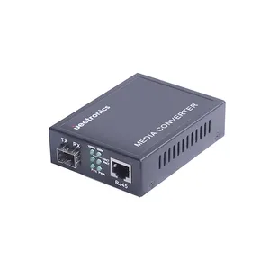 1x 10/100Base-TX To 1x 100Base-FX Unmanaged Fast Ethernet Fiber Media Converter