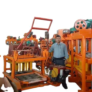 Hollow Block Making Machine QM4-45 Diesel Engine Movable Egg Layer Block Machine