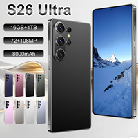 Nuevo Smartphone S26 Ultra 5G, 16GB de RAM, 1TB de Almacenamiento, Pantalla HD de 7.3 Pulgadas, Procesador Deca Core, Teléfonos Móviles con Doble SIM