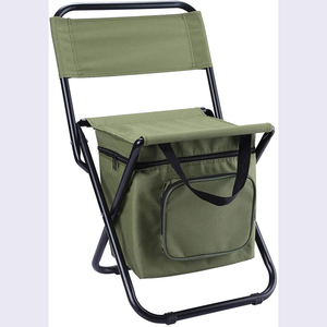 Silla plegable de acampada con bolsa de refrigeración, asiento para acampar con bolsa enfriadora, no te dejan <span class=keywords><strong>donde</strong></span> vas, <span class=keywords><strong>siempre</strong></span> tiene un lugar para descansar y disfrutar de una bebida fresca - Product Image 3