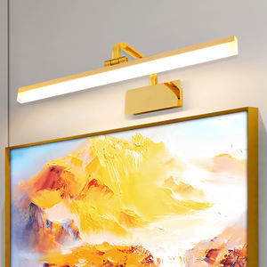 Lampe murale LED moderne et simple, étanche, réglable, pour salle de bain, miroir, éclairage mural d'hôtel - Product Image 1