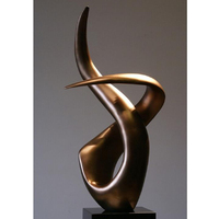 Statue extérieure en bronze de grande taille, prix avantageux, conception personnalisée gratuite, sculpture abstraite en bronze durable de qualité supérieure pour la décoration extérieure