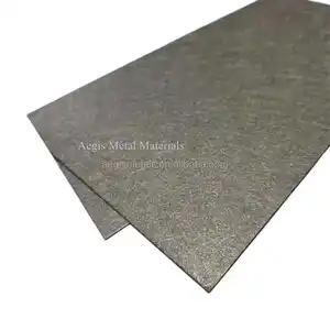 Serat disinter Titanium 80 porosity ketebalan 0.5mm felt titanium