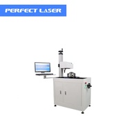 Máquina de grabado láser rotativa de suelo para bridas metálicas, placas de identificación de aluminio y números de chasis, con marcado por micropercusión neumática