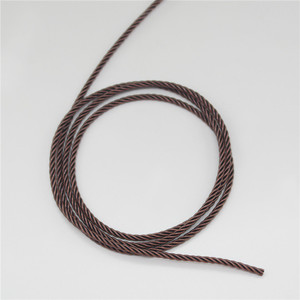 DIY Pure Copper Flexible 4 Strand Twisted 4 Core Audio <b>Cable</b> 2.0mm Diameter Braided Jacket For MP3 1 Meter Length - Product Image 1