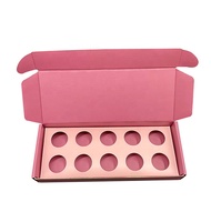 Großhandel Rosa Schokoladenbox mit Papiereinsatz Karton Lebensmittelverpackung Keksdose Versandbox mit Eigenem Logo für Versand und Lieferung