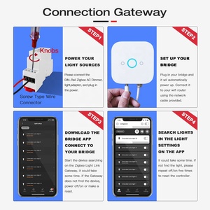 GL-SD-003P gledopto đẩy chuyển đổi Dimmable Din Rail ZigBee AC Dimmer L + N Đầu vào cuộc sống thông minh ứng dụng điều khiển Din-Rail dimmers 1.8A - Product Image 4