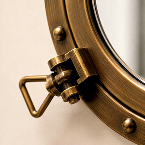 Handcrafted Antique Brass Nautical Porthole <b>Mirror</b> <b>Round</b> <b>Wall</b> <b>Mirror</b> Marine Ship Window Style Decorative Coastal Home Decor - Product Image 3