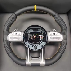 Nouveau <span class=keywords><strong>volant</strong></span> en Fiber de carbone PRM Sport <span class=keywords><strong>volant</strong></span> pour Benz Mercedes <span class=keywords><strong>AMG</strong></span> a B C E GLS GLA S C63 W205 W204 W213 2012-2021 - Product Image 6