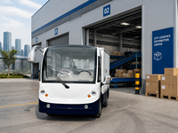 Camión Eléctrico de Plataforma Plana de 1 Tonelada, Vehículo de Transporte Eléctrico de 4 Ruedas, 72V 100AH 4KW, Caja de Carga de Acero Personalizada, Precio de Fábrica