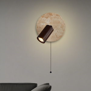 Энергосберегающий уличный светодиодный 7 Вт комнатный коридор Лестница Внутренний двор украшение натуральный желтый пещерный камень настенный светильник - Product Image 6